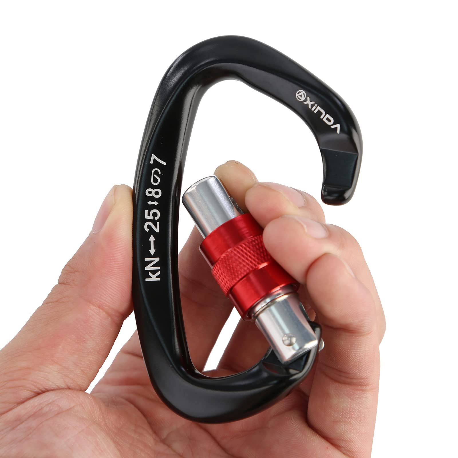 Amazon.com : XINDA Screwgate Locking Carabiner Clip - Professional